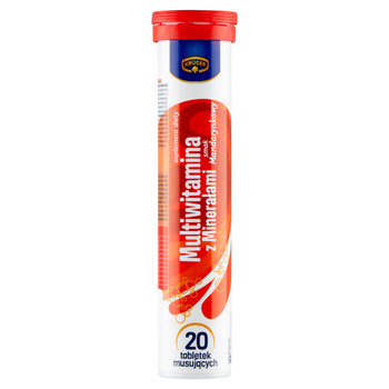 Krüger Suplement diety multiwitamina z minerałami smak mandarynkowy 90 g (20 sztuk)