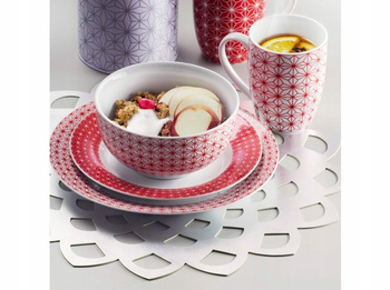 Mata stołowa pvc okrągła srebrna