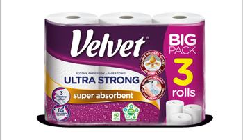 Ręcznik papierowy Velvet Ultra Strong a'3