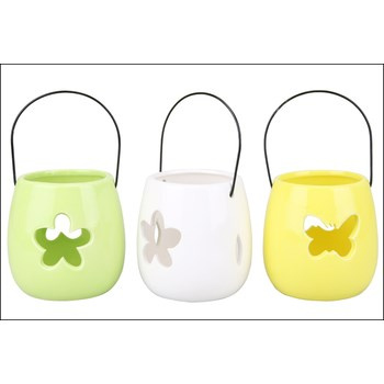 EM&EM Latarenka ceramiczna 9,5x10 cm mix