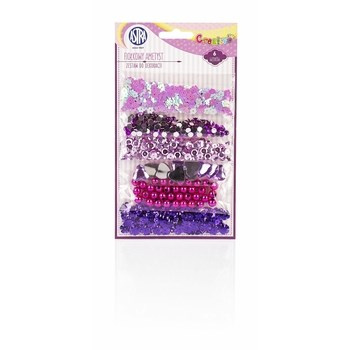 Zestaw do dekoracji - Fiołkowy ametyst