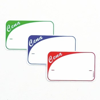 KORFED Cenówki plastikowe M1 9x5,6cm mix x 10 szt.