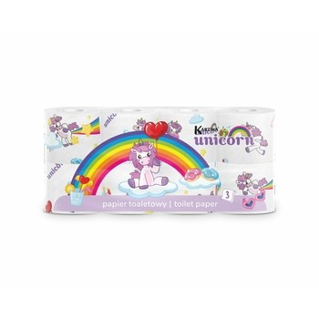 KARTIKA KIDS Papier toaletowy 8 rolek 3-warstwowy