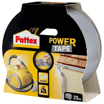 PATTEX Power Tape - srebrna,  48mm x 25m