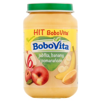 BoboVita Jabłka banany i pomarańcze po 6 miesiącu 190 g