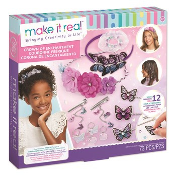 Make It Real Zestaw do tworzenia akcesoriów do włosów Crown of Enchantment