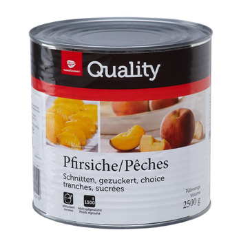 TGQ Brzoskwinie krojone w syropie 2500g