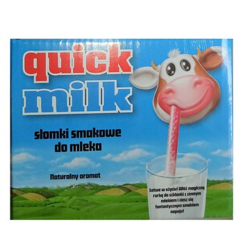 Felfoldi Quick Milk słomki do picia mleka smakowe  30g