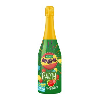 Oranżada Hellena Party w wersji Truskawkowej 20% soku 0,75l