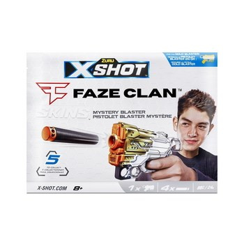 Z-Shot Wyrzutnia Skins Menace Faze 4 strzałki, mix kolorów