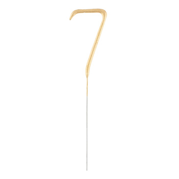 Złota cyfra 7  7,5 cm