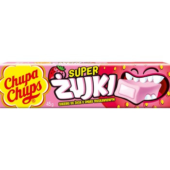 CHUPA CHUPS ŻUJKI TRUSKAWK 45G