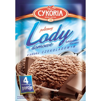 Cykoria Lody domowe o smaku czekoladowym 60 g