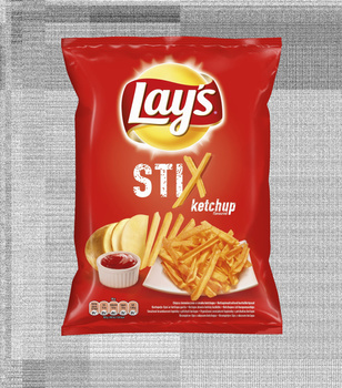 Lay's Stix Chipsy ziemniaczane o smaku ketchupu 140 g