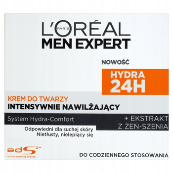 L'Oréal Paris Men Expert Hydra 24H Krem do twarzy intensywnie nawilżający 50 ml
