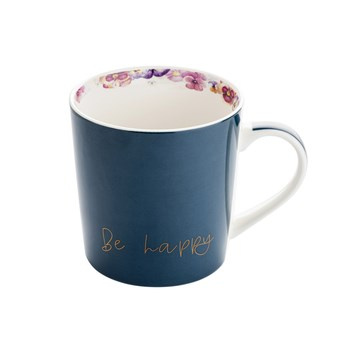 Kubek Bratki Niebieski 570 ML Florina