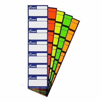 KORFED Cenówki samoprzylepne "7" mix x 20 szt.