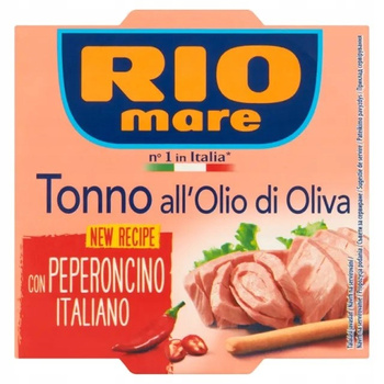 Rio Mare Tuńczyk w oliwie z oliwek z papryką chili 130 g