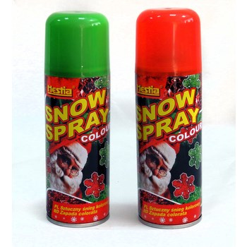 Sztuczny śnieg kolorowy w sprayu 150 ml