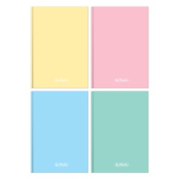 Brulion Herlitz A5 kratka 96 kartek Pastel Color Blocking