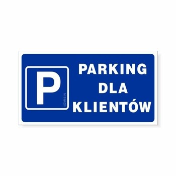 KORFED Parking dla klientów tabliczka x 1 szt.
