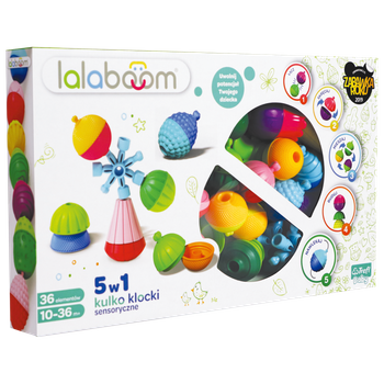 Lalaboom kulko-klocki sensoryczne 36 elementy Trefl