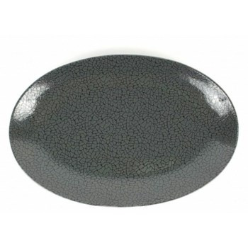 Półmisek owalny 31 cm Zina Graphite Porcelana Bogucice