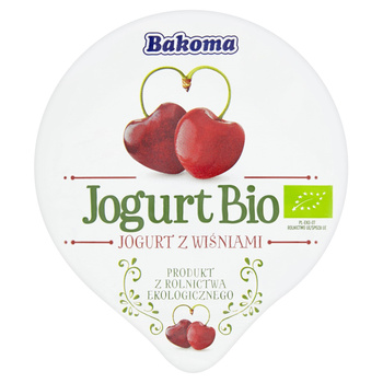 Bakoma Jogurt Bio z wiśniami 140 g
