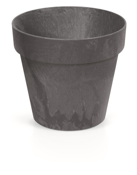 Doniczka Prosperplast Cube Beton Effect 30 cm, antracyt