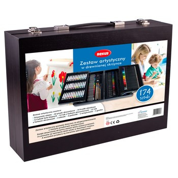 Zestaw atystyczny 174 elementów_DRE REXUS
