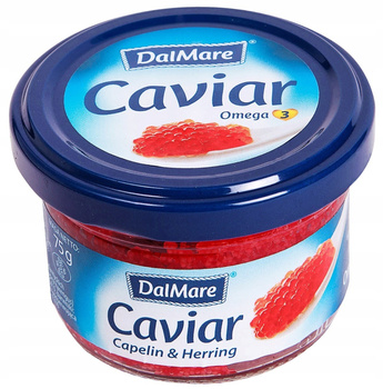 DalMare Czerwony kawior z ikry gromadnika i ikry śledzia 75 g