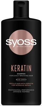 Syoss Keratin Szampon do włosów słabych i łamliwych 440 ml