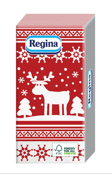 Regina Serwetki  Christmas 1-warstwowe 30 sztuk 38x38