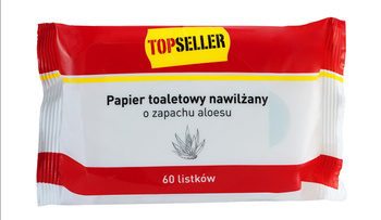 TOPSELLER Papier toaletowy nawilżany 60 listków