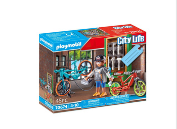 PLAYMOBIL Zestaw upominkowy "Serwis rowerów elektrycznych"