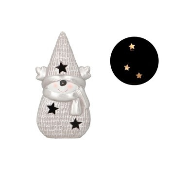 EM&EM Figurka ceramiczna led skrzat 17cm