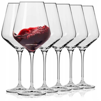 Komplet 6 sztuk kieliszków do wina czerwonego 490ml Avant-Garde