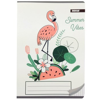 Zeszyt A5/60k kratka/Soft Touch Kids Rexus