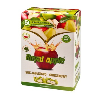 Royal apple Sok jabłkowo-gruszkowy 5 l