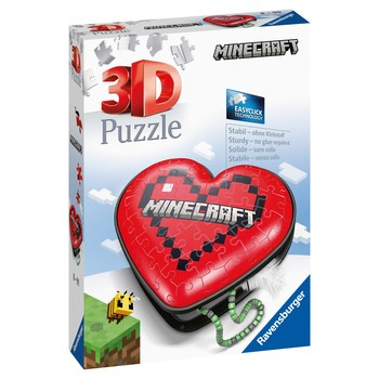 Puzzle 3D Serce Minecraft 54 elementów