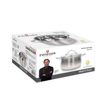 Garnek z pokrywką 20 cm Practi Plus Zwieger