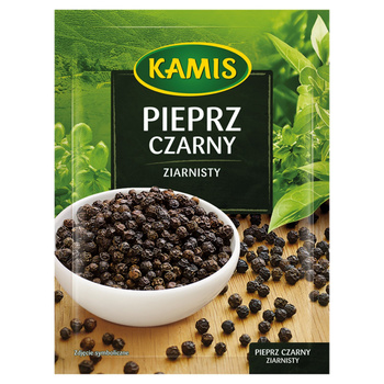 Kamis Pieprz czarny ziarnisty 20 g