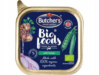Butcher's Bio Foods Karma dla dorosłych psów pasztet z kurczakiem i indykiem 150 g