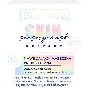 Bielenda Skin Restart Sensory Mask Nawilżająca maseczka prebiotyczna 50 ml