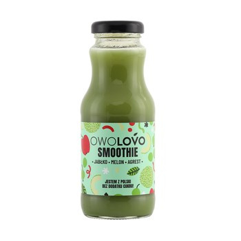 OWOLOVO Smoothie jabłko melon agrest 250 ml
