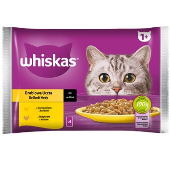 WHISKAS DROBIOWA UCZTA 4X85G