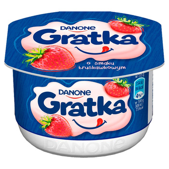 Gratka Deser o smaku truskawkowym 115 g