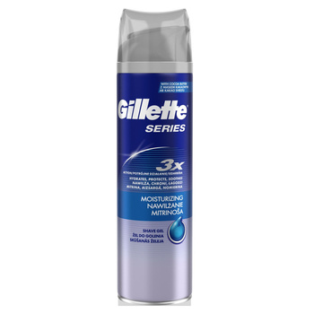 Gillette Series Moisturizing Nawilżający żel do golenia dla mężczyzn 200 ml