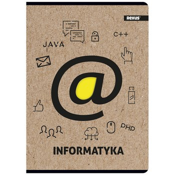 Zeszyt Tematyczny A5/58k kratka Informatyka Rexus