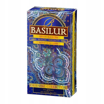Basilur Oriental Collection Magic Nights Herbata czarna 50 g (25 x 2 g)